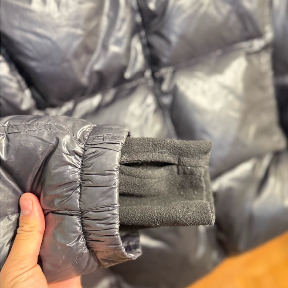 Aqua Shiny Black Puffer Jacket - Picture 7 of 7